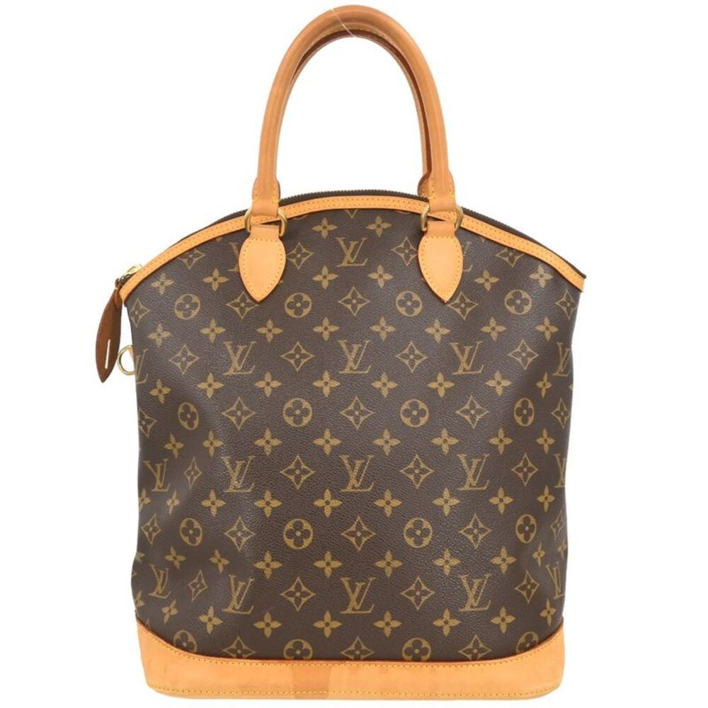 Louis Vuitton Lockit Monogram Brown Canvas Handbag